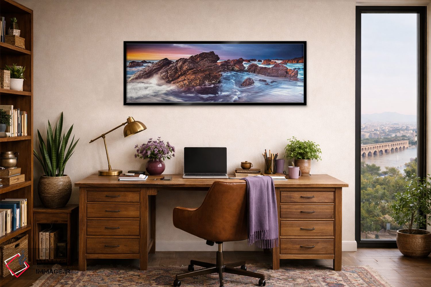 تابلو دکوراتیو زیبایی خشن اثر پل رومر - D3B