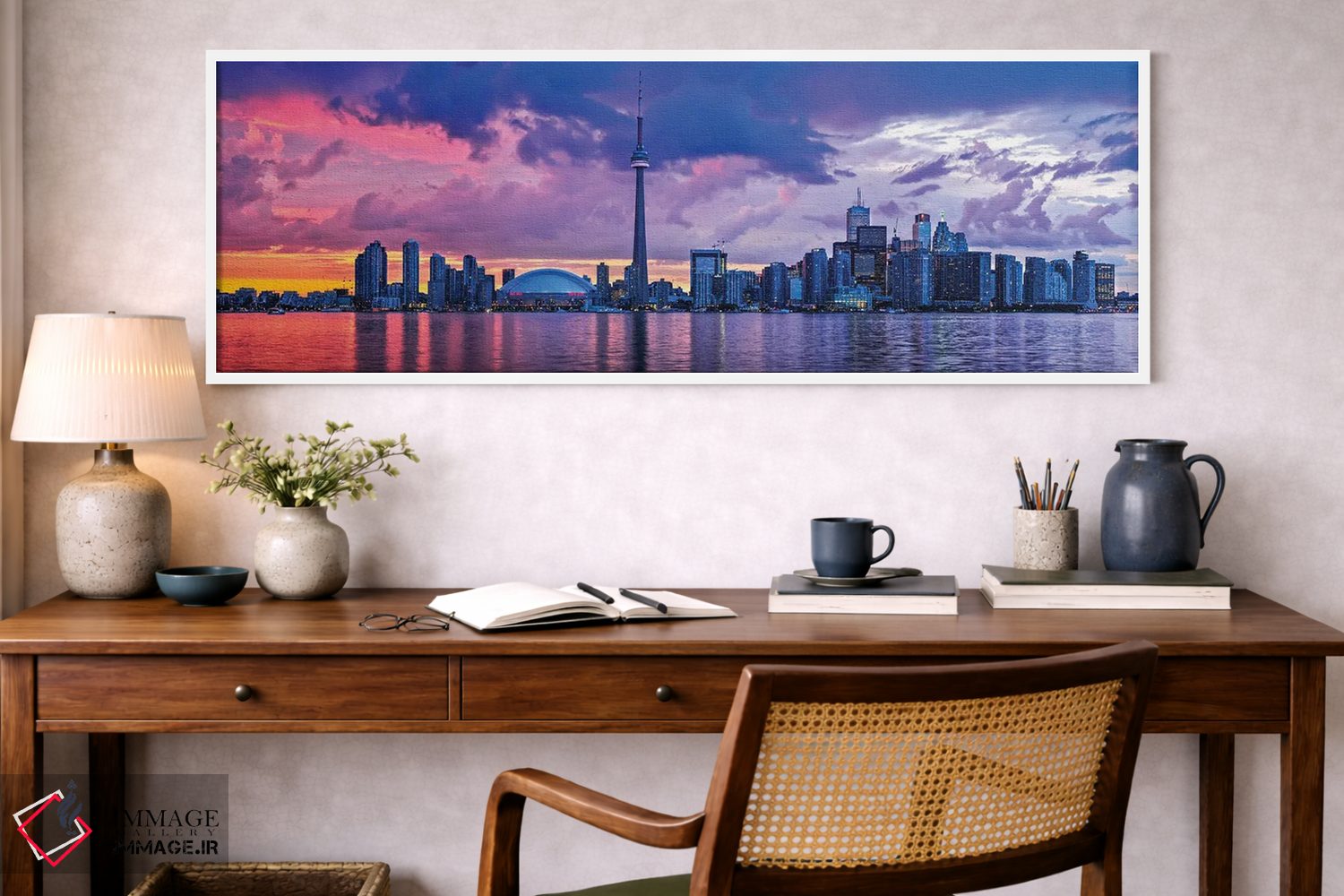 تابلو دکوراتیو خط افق تورنتو اثر پل رومر - D1W