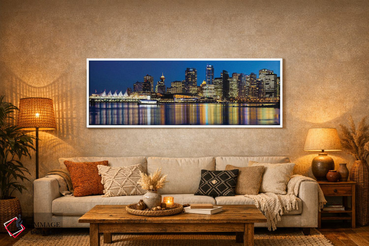 تابلو دکوراتیو خط افق شهر ونکوور اثر پل رومر - D5W
