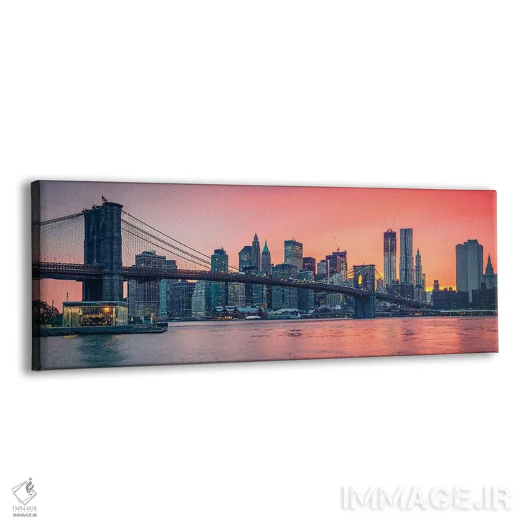 تابلو دکوراتیو پل بروکلین و منهتن اثر پل رومر - نمای پرسپکتیو محصول