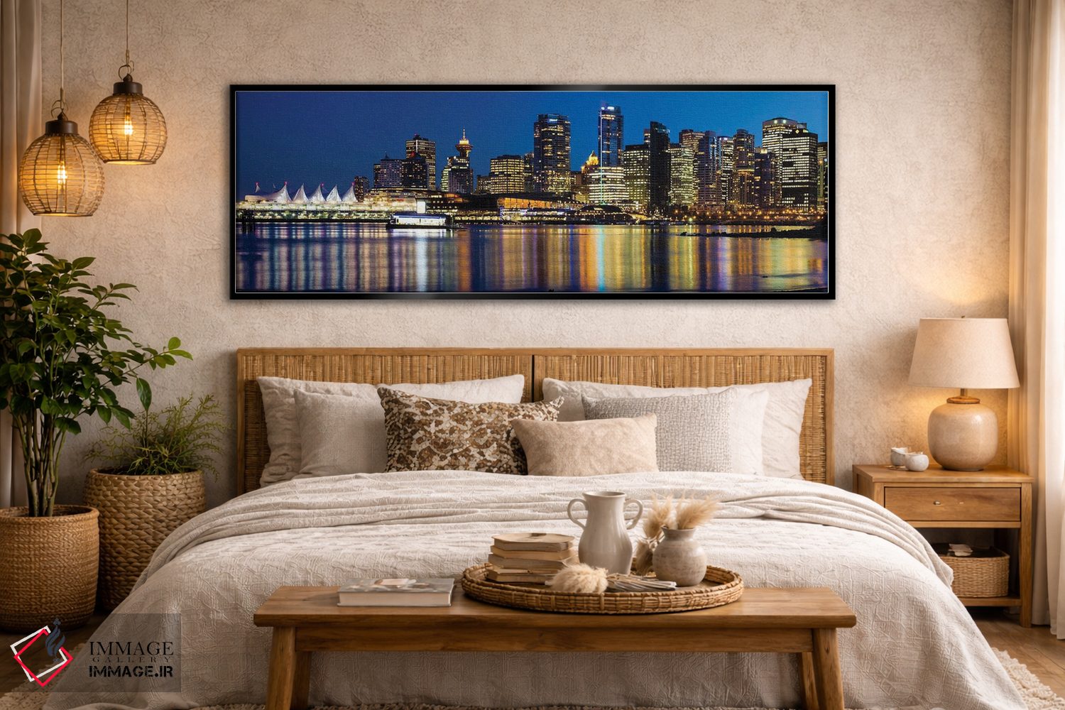 تابلو دکوراتیو خط افق شهر ونکوور اثر پل رومر - D6B