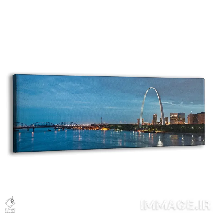 تابلو دکوراتیو شهر سنت لوئیس II اثر پل رومر - نمای پرسپکتیو محصول