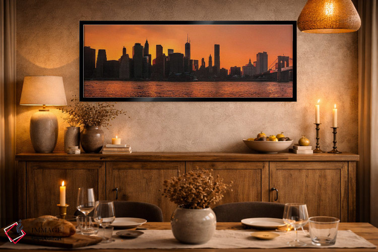 تابلو دکوراتیو سایه روشن های منهتن اثر پل رومر - D2B