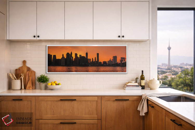 تابلو دکوراتیو سایه روشن های منهتن اثر پل رومر - D3W