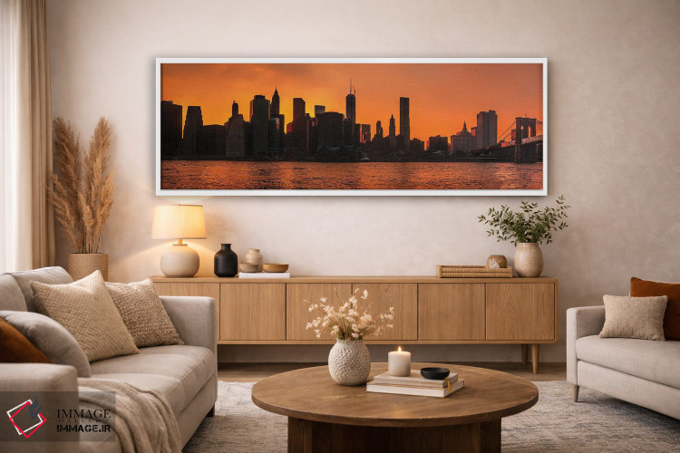 تابلو دکوراتیو سایه روشن های منهتن اثر پل رومر - D4W