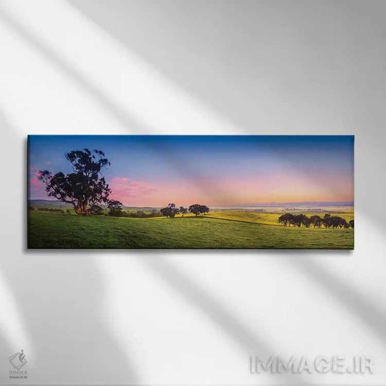 تابلو دکوراتیو مزرعه تازه استرالیا اثر پل رومر - نمای روبهرو روی دیوار