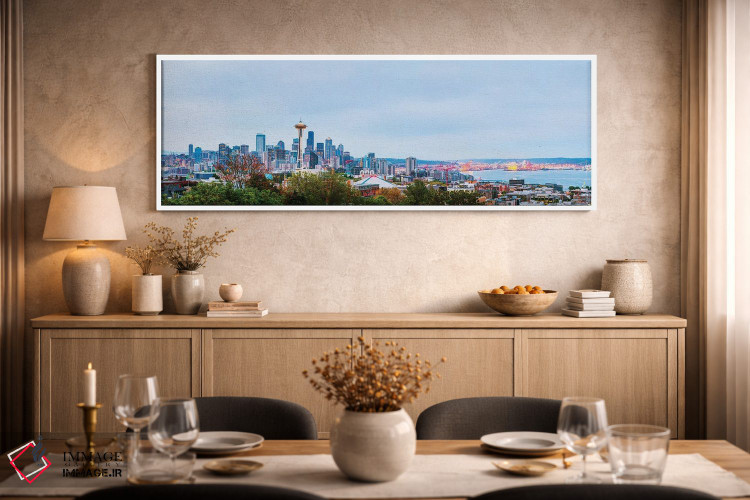 تابلو دکوراتیو مرکز شهر سیاتل اثر پل رومر - D2W