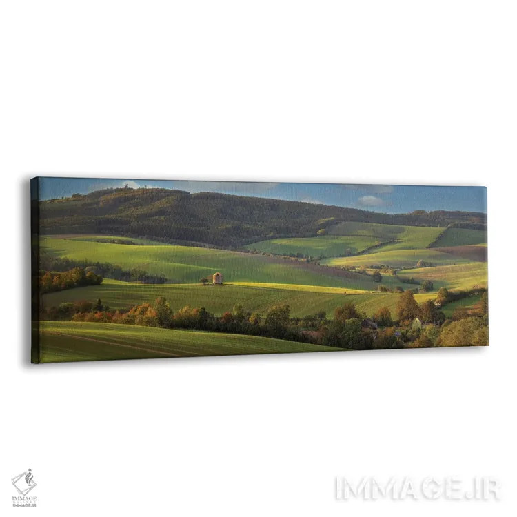 تابلو دکوراتیو آسیاب کونکوویتسه در پاییز اثر پاول اوسکین - نمای پرسپکتیو محصول