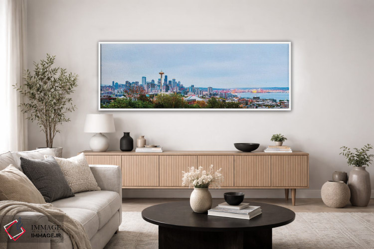 تابلو دکوراتیو مرکز شهر سیاتل اثر پل رومر - D3W