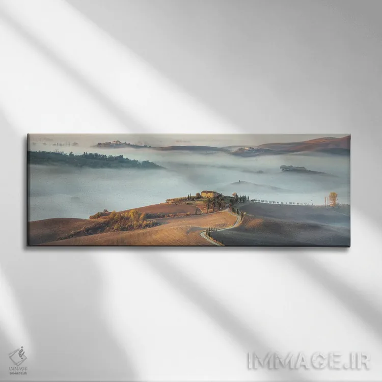 تابلو دکوراتیو مسیر خانه اثر پاول اوسکین - نمای روبهرو روی دیوار