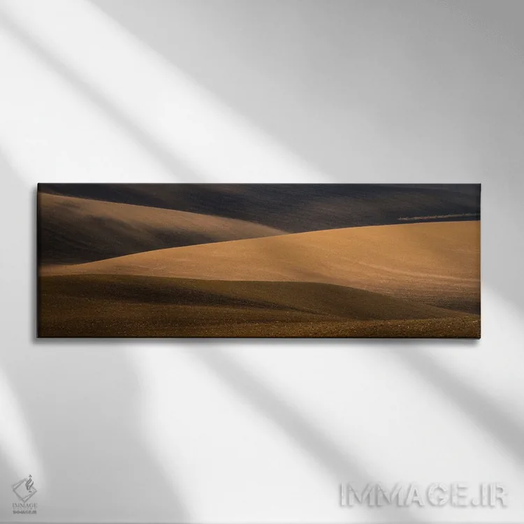 تابلو دکوراتیو امواج کارلین اثر پاول اوسکین - نمای روبهرو روی دیوار