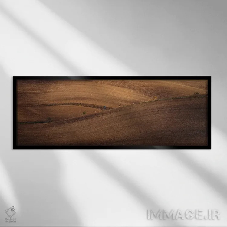 تابلو دکوراتیو اسکچ ۲ اثر پاول اوسکین - نمای قابدار مشکی