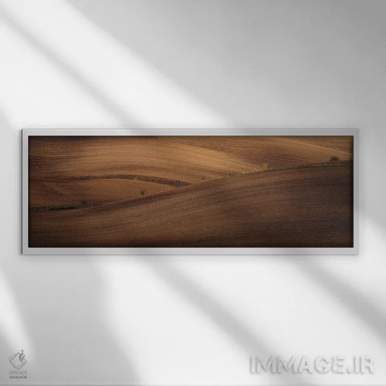 تابلو دکوراتیو اسکچ ۲ اثر پاول اوسکین - نمای قابدار سفید