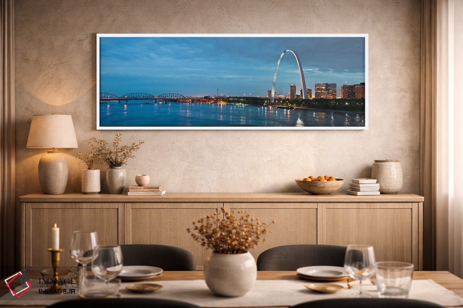 تابلو دکوراتیو شهر سنت لوئیس II اثر پل رومر - D2W