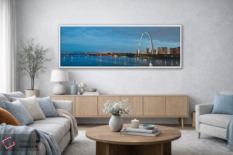 تابلو دکوراتیو شهر سنت لوئیس II اثر پل رومر - D4W