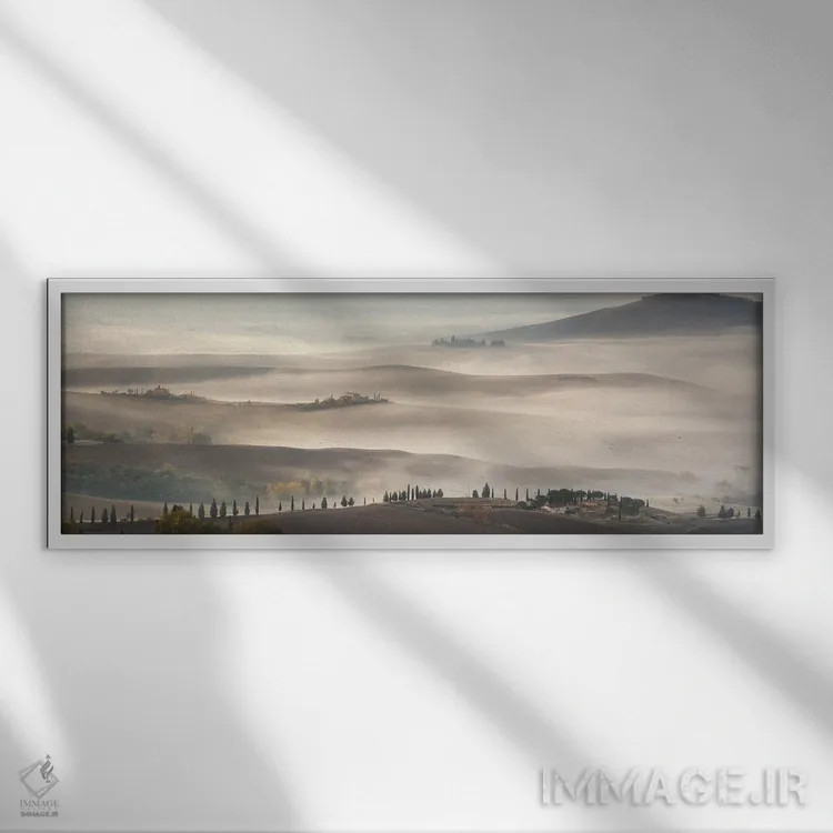 تابلو دکوراتیو وال دورچا اثر پاول اوسکین - نمای قابدار سفید