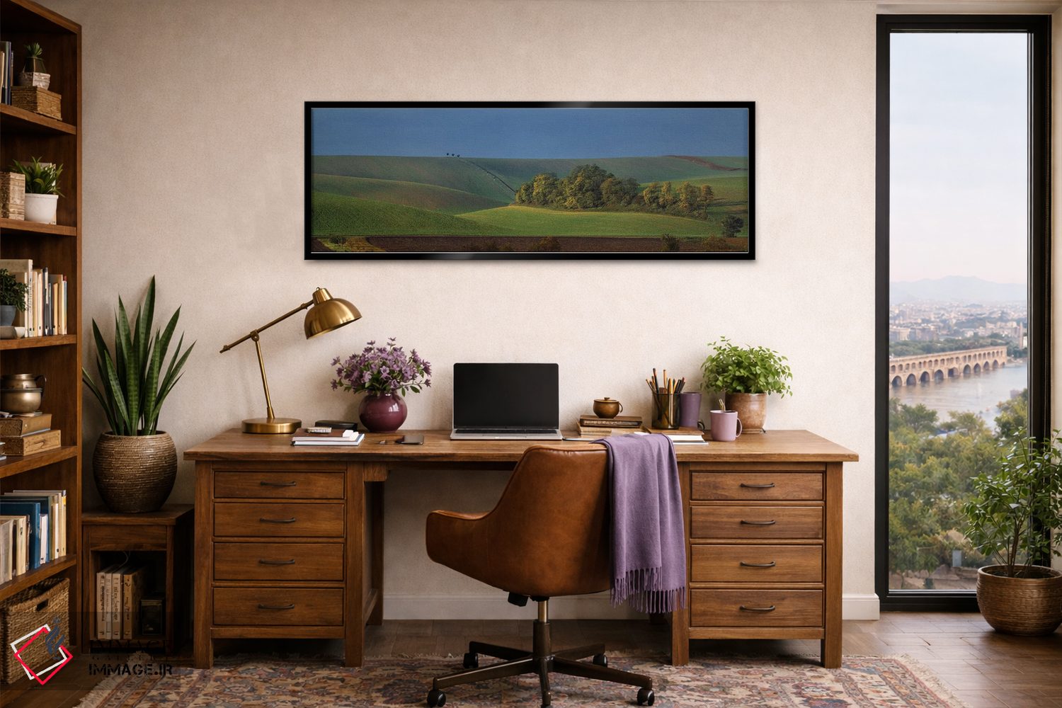 تابلو دکوراتیو جزیره اثر پاول اوسکین - D3B