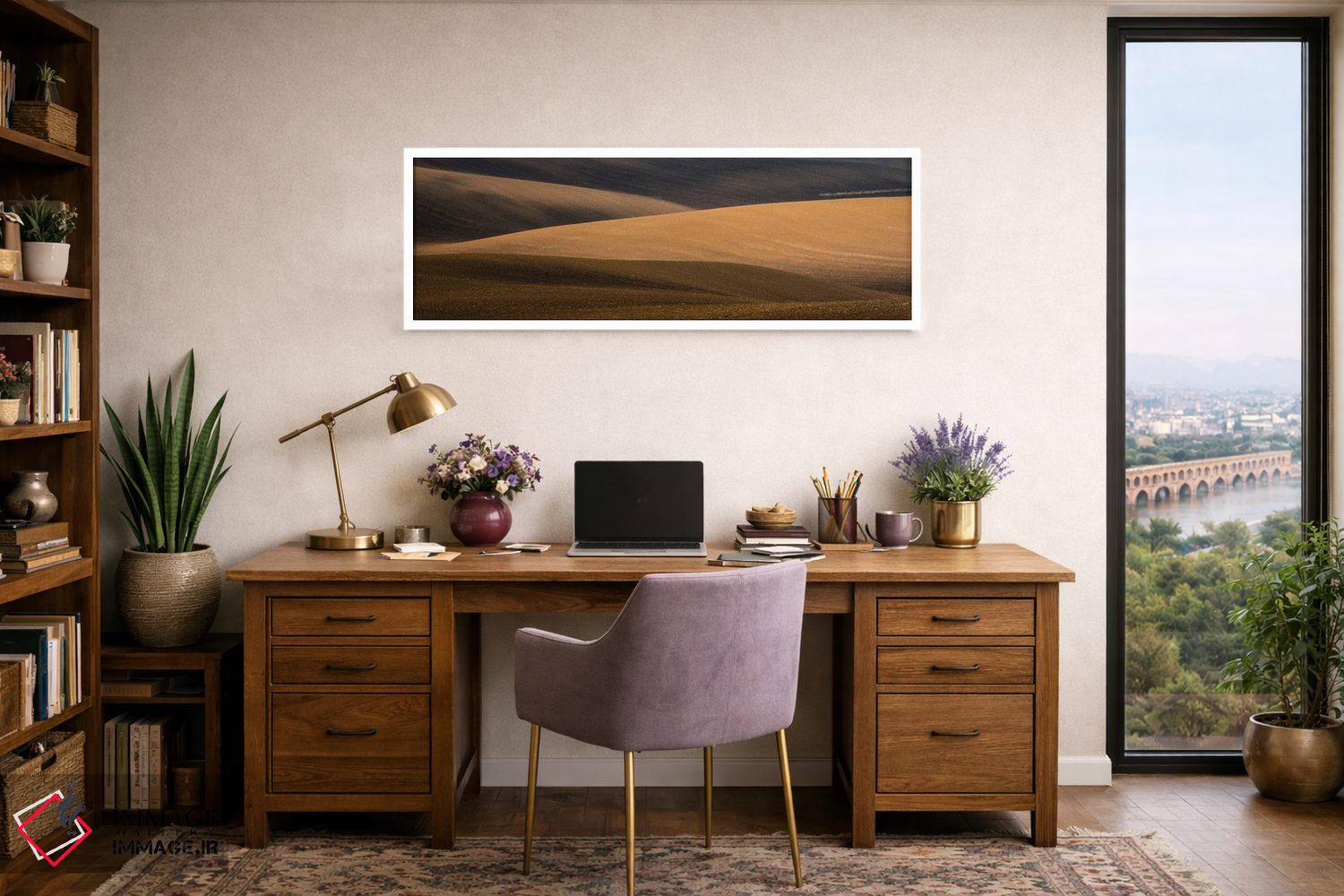 تابلو دکوراتیو امواج کارلین اثر پاول اوسکین - D1W