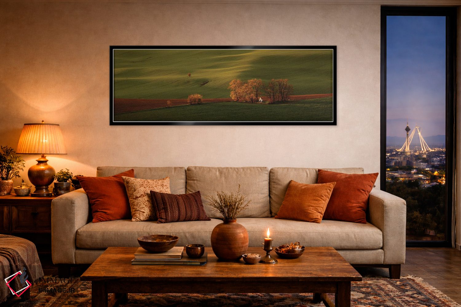 تابلو دکوراتیو کلیسای سنت باربارا اثر پاول اوسکین - D6B