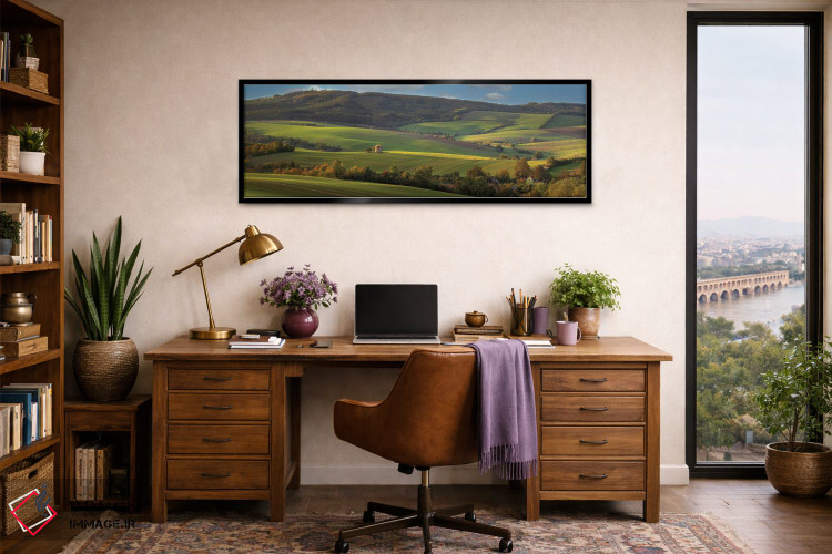 تابلو دکوراتیو آسیاب کونکوویتسه در پاییز اثر پاول اوسکین - D3B