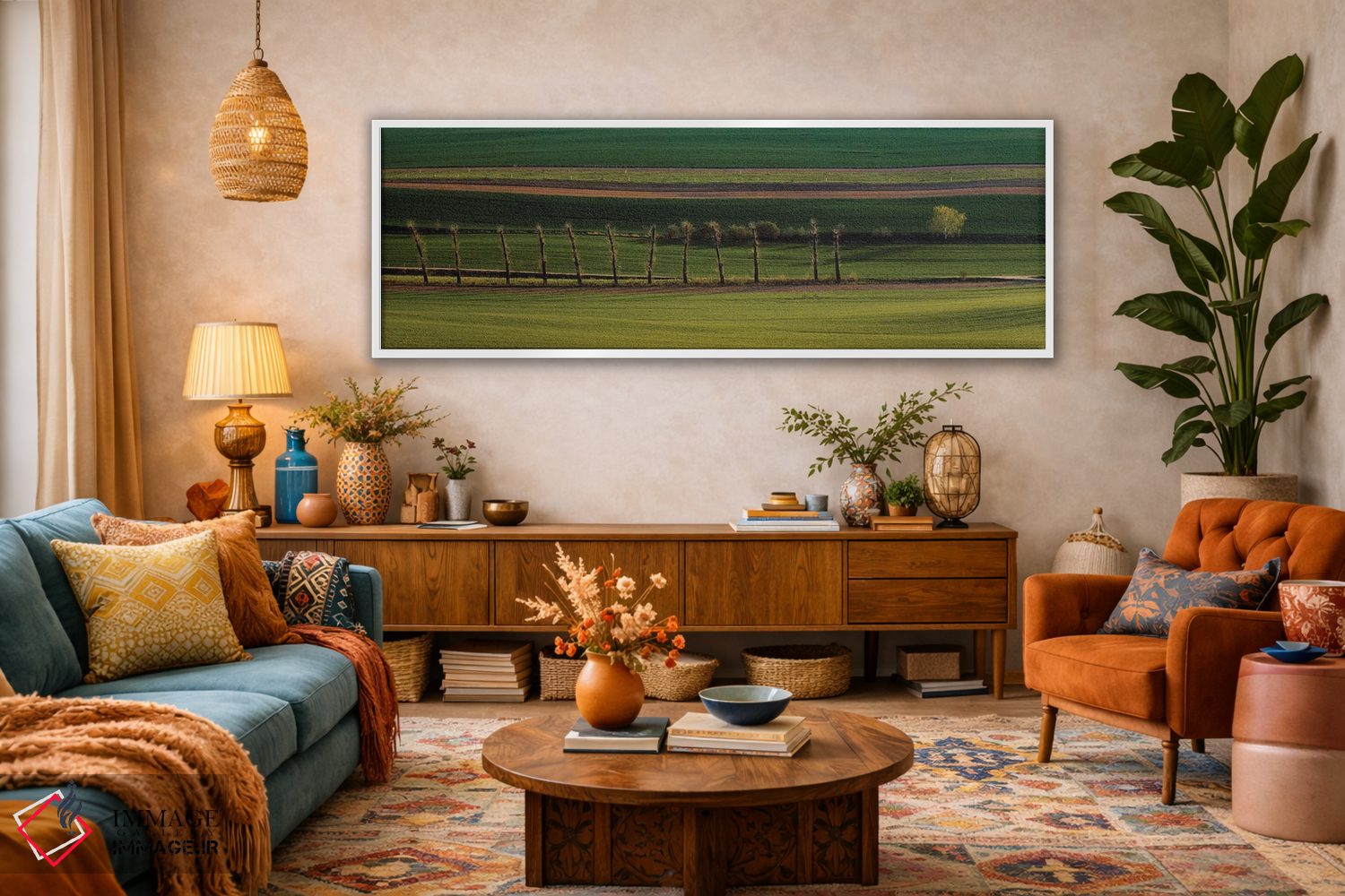 تابلو دکوراتیو خطوط اثر پاول اوسکین - D2W