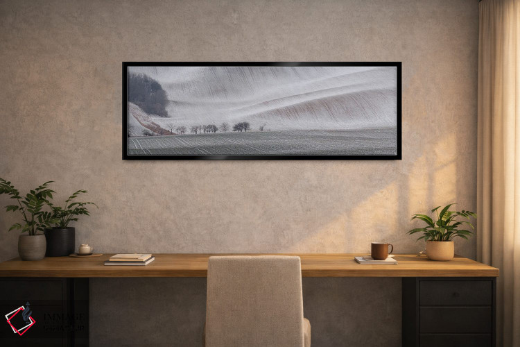 تابلو دکوراتیو موج زمستانی اثر پاول اوسکین - D1B