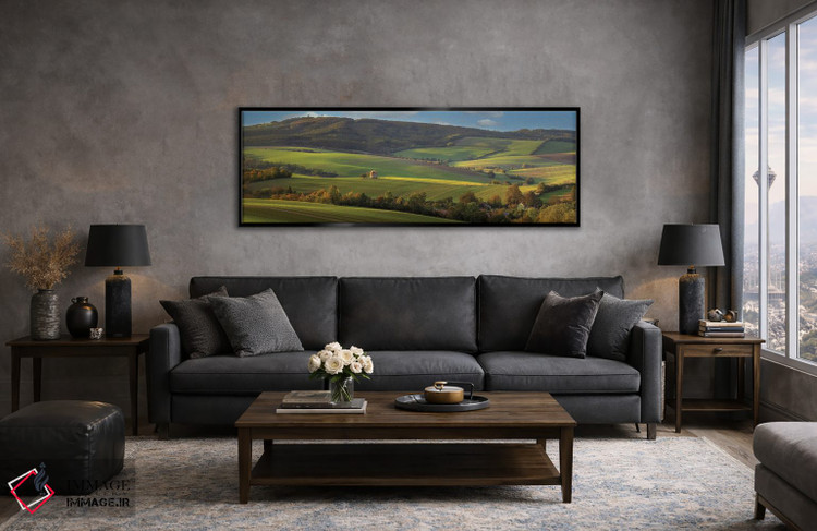 تابلو دکوراتیو آسیاب کونکوویتسه در پاییز اثر پاول اوسکین - D4B