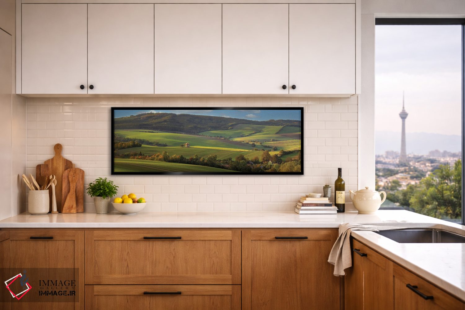 تابلو دکوراتیو آسیاب کونکوویتسه در پاییز اثر پاول اوسکین - D5B