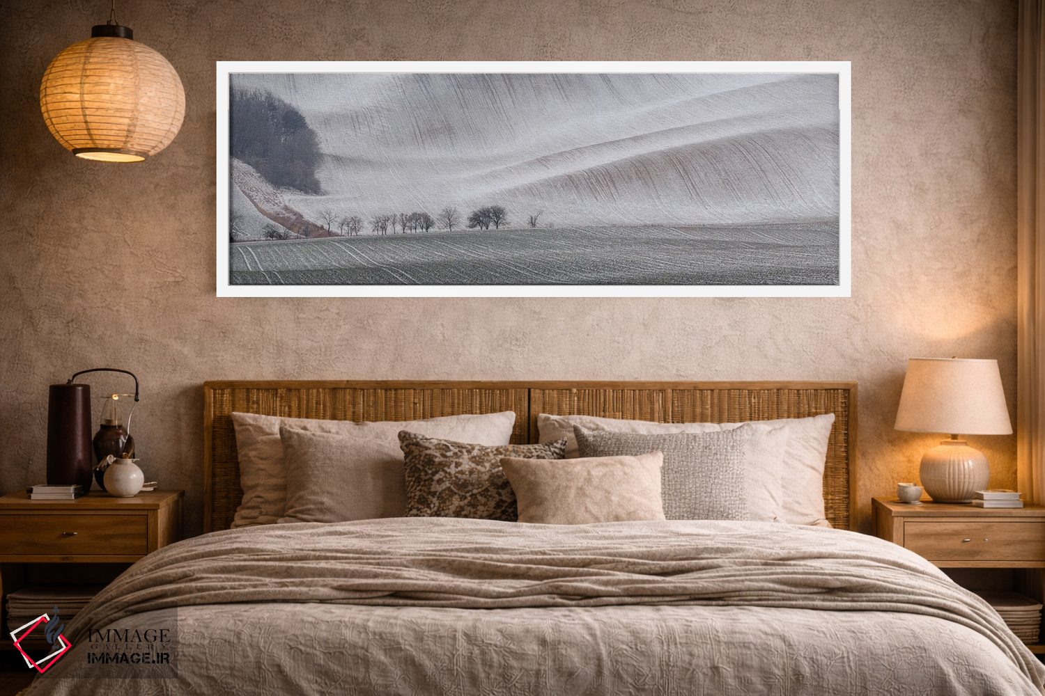 تابلو دکوراتیو موج زمستانی اثر پاول اوسکین - D4W