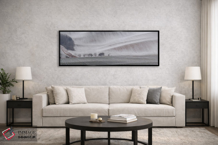 تابلو دکوراتیو موج زمستانی اثر پاول اوسکین - D6B