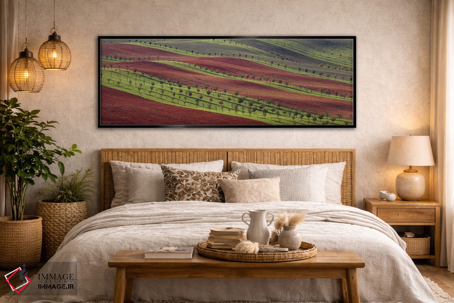 تابلو دکوراتیو راه راه های زیستی ۱ اثر پاول اوسکین - D5B