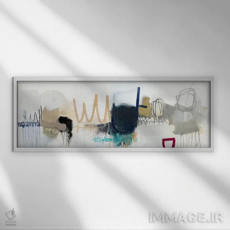 تابلو دکوراتیو منحصربه فرد بودن تو اثر استودیو بی - نمای قابدار سفید
