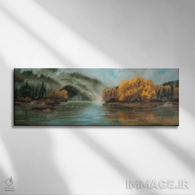 تابلو دکوراتیو پس از باران اثر ربکا بالدوین - نمای روبهرو روی دیوار