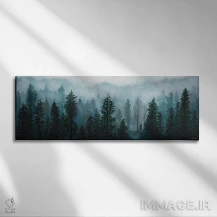 تابلو دکوراتیو قلمرو کلاغ اثر ربکا بالدوین - نمای روبهرو روی دیوار