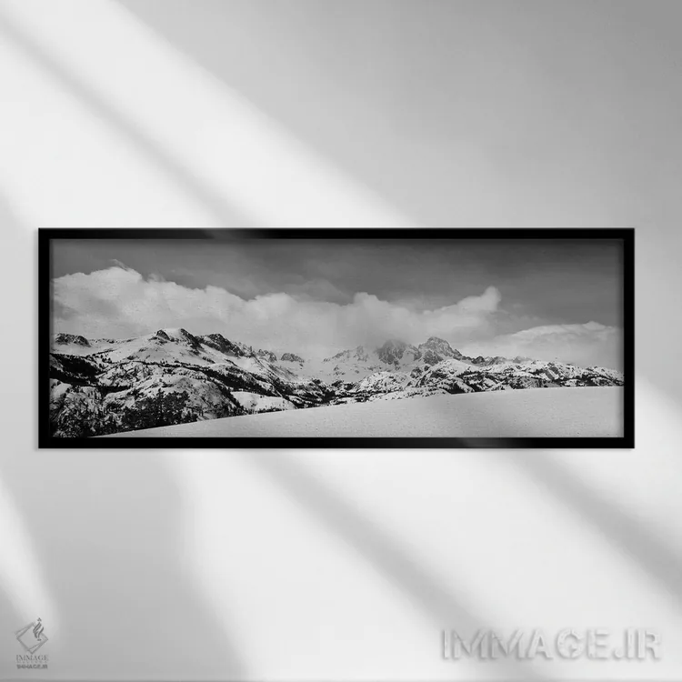 تابلو دکوراتیو Ansel Adams Wilderness, Sierra Nevada Mountains, California,ق… اثر راس بیشاپ - نمای قابدار مشکی