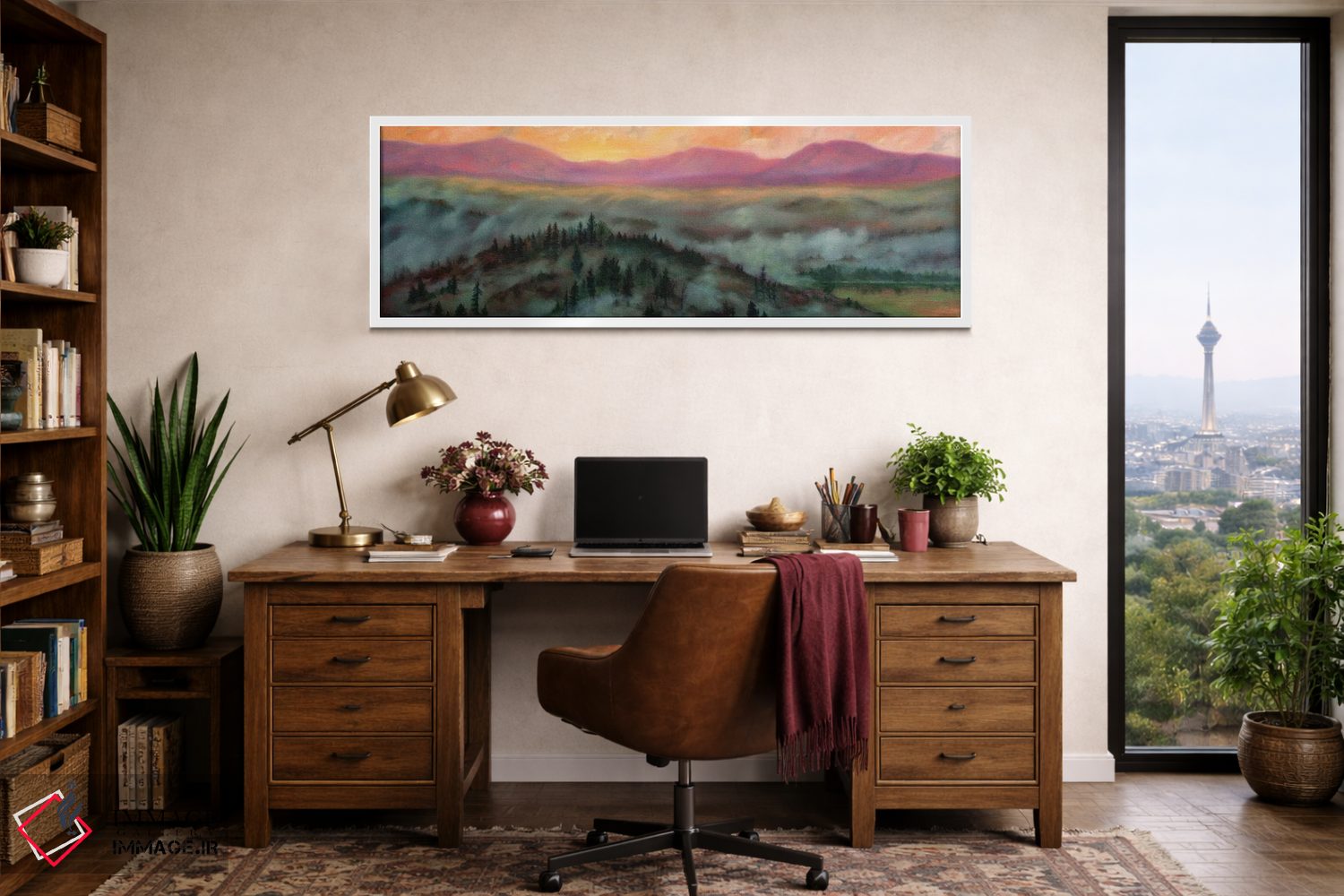 تابلو دکوراتیو آفتاب می آید اثر ربکا بالدوین - D1W