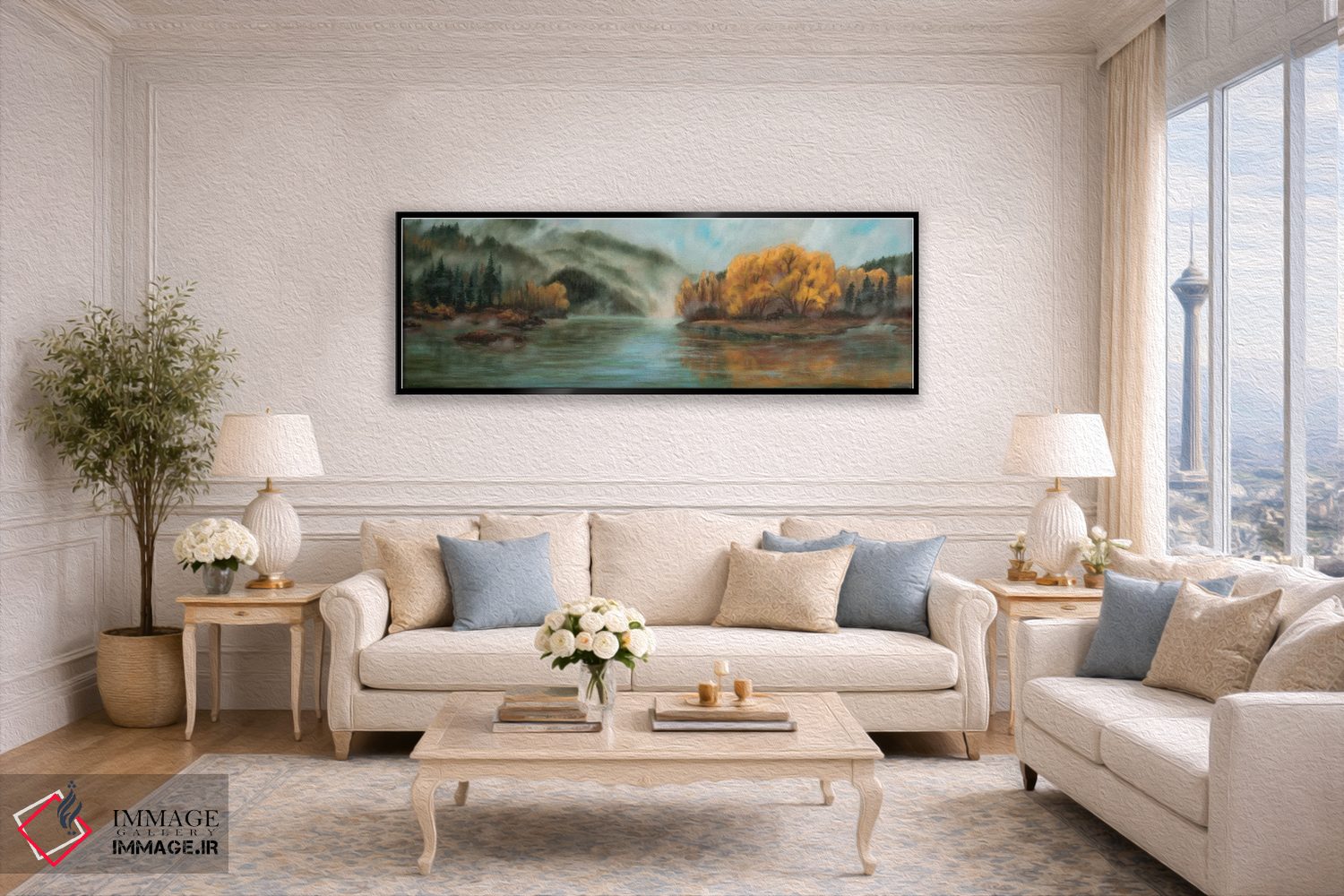 تابلو دکوراتیو پس از باران اثر ربکا بالدوین - D6B