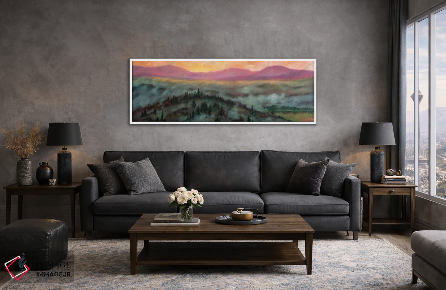 تابلو دکوراتیو آفتاب می آید اثر ربکا بالدوین - D4W