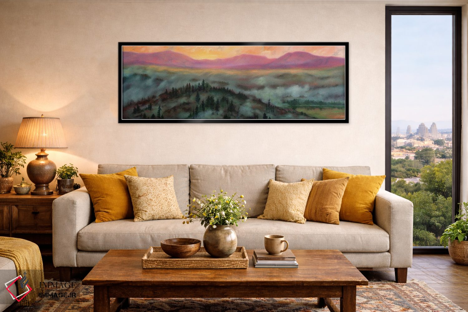 تابلو دکوراتیو آفتاب می آید اثر ربکا بالدوین - D6B