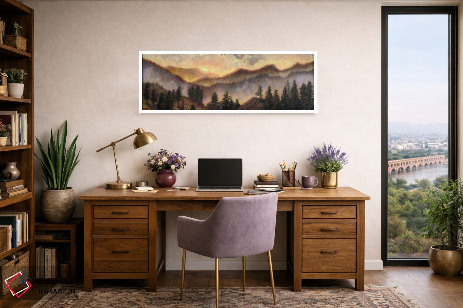 تابلو دکوراتیو دور و دورتر اثر ربکا بالدوین - D1W