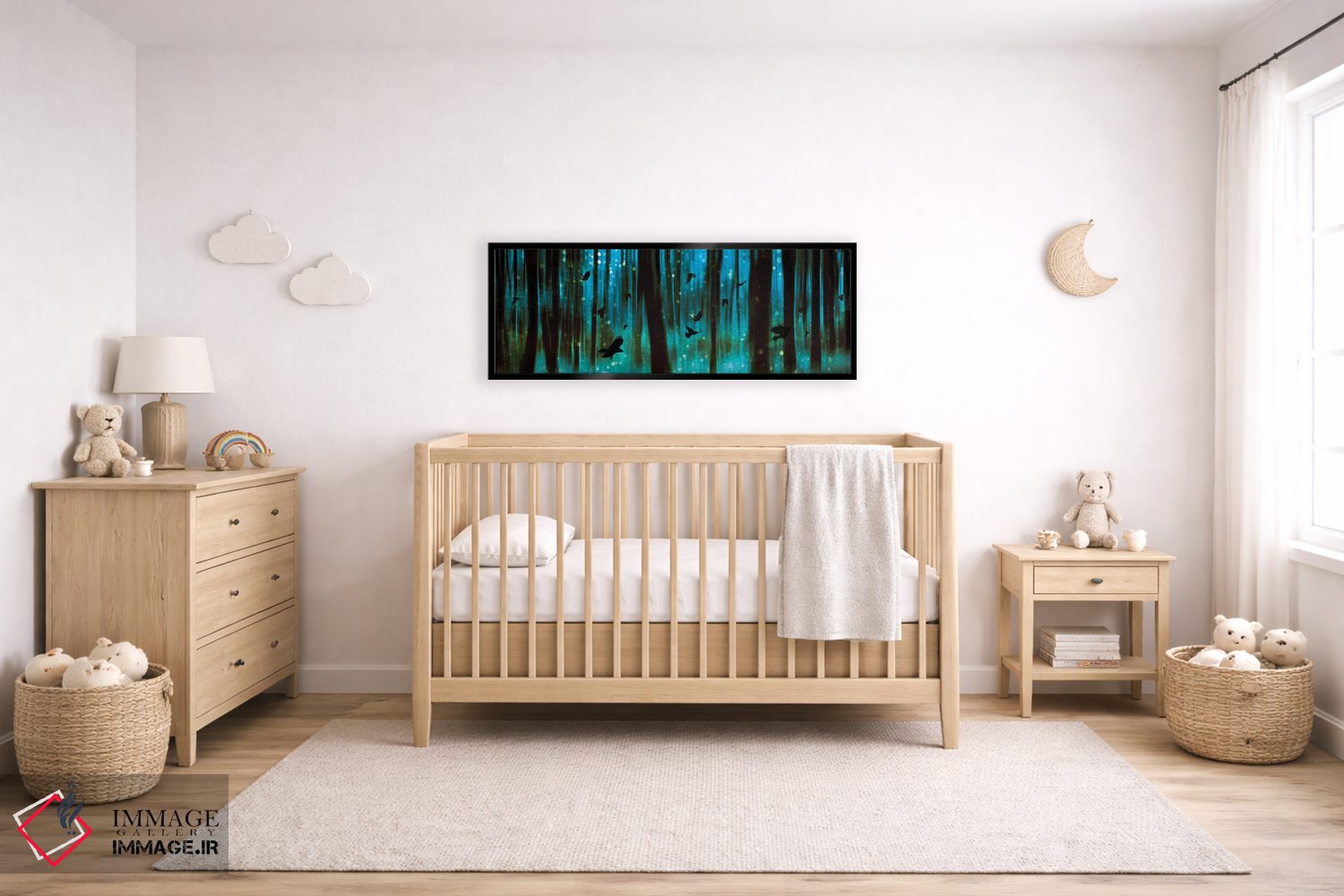 تابلو دکوراتیو پرواز شبانه اثر روس بریمن - D5B