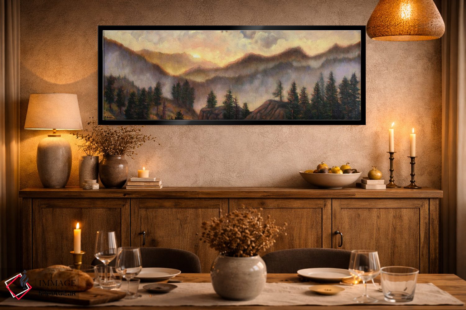 تابلو دکوراتیو دور و دورتر اثر ربکا بالدوین - D2B