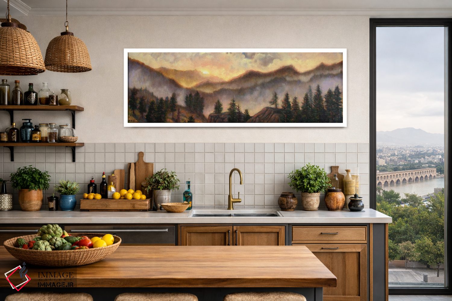 تابلو دکوراتیو دور و دورتر اثر ربکا بالدوین - D3W