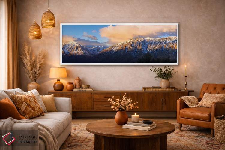 تابلو دکوراتیو Inyo National Forest, California, USA,طلوع زمستانی بر کوه تام… اثر راس بیشاپ - D4W