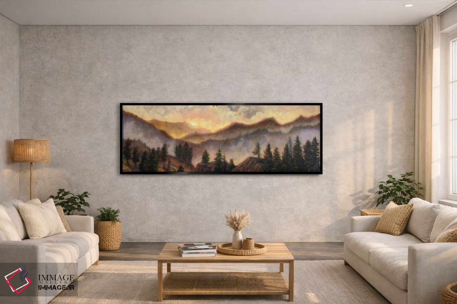 تابلو دکوراتیو دور و دورتر اثر ربکا بالدوین - D4B