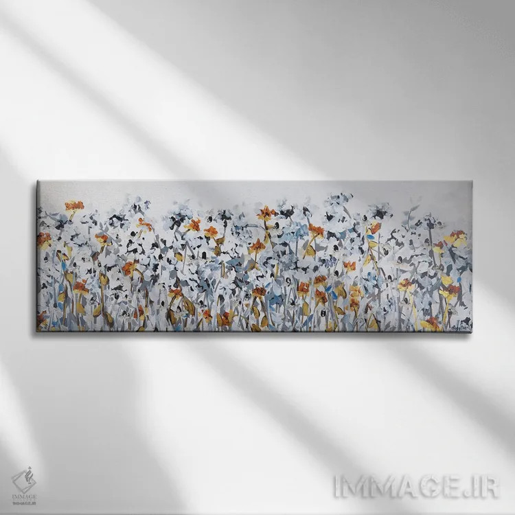 تابلو دکوراتیو پیاده روی آرامش اثر روی ایبرت - نمای روبهرو روی دیوار