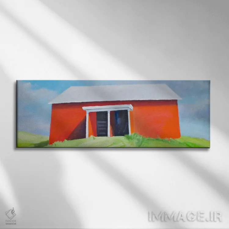 تابلو دکوراتیو طویله رو به رو اثر ریچ گومبار - نمای روبهرو روی دیوار