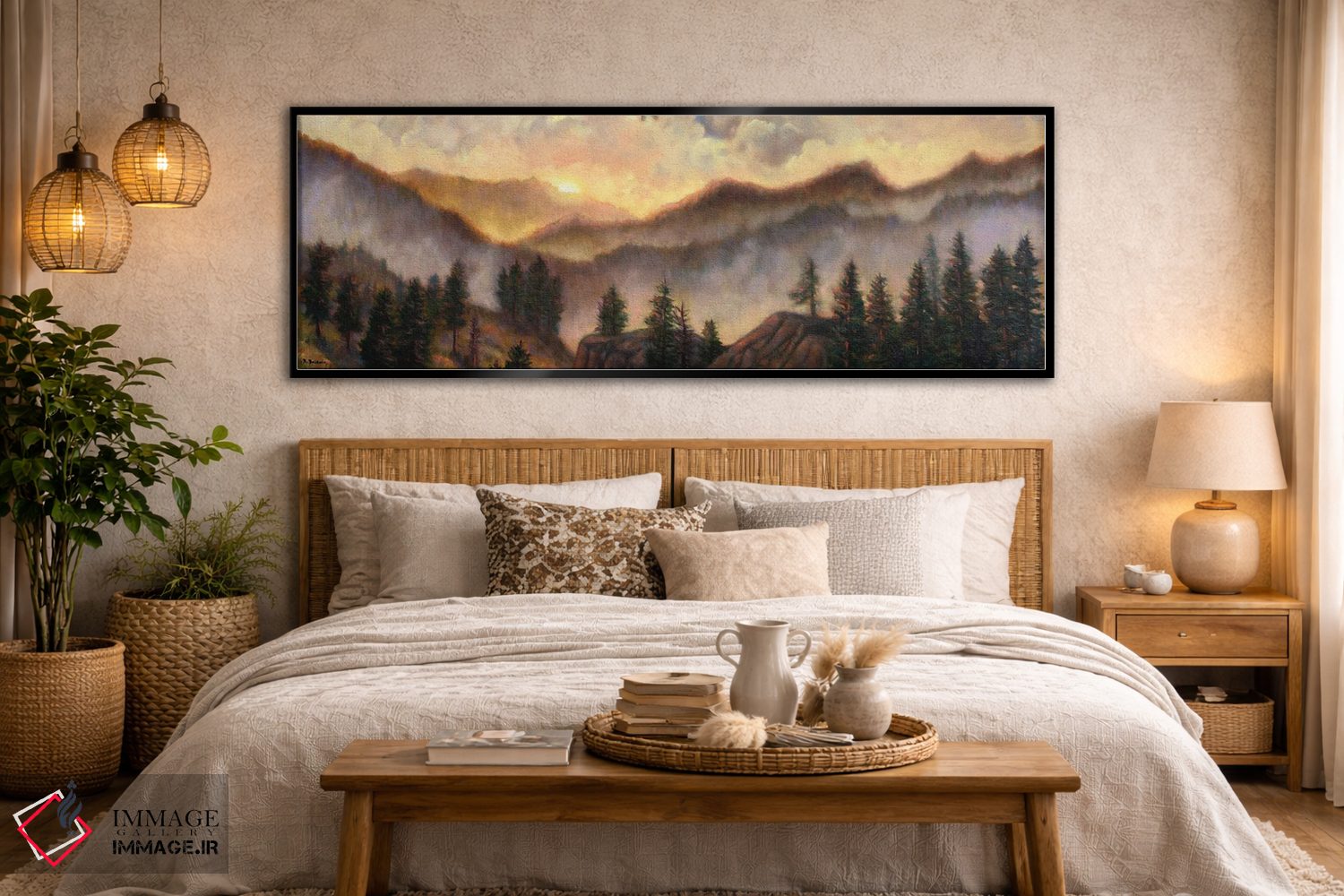 تابلو دکوراتیو دور و دورتر اثر ربکا بالدوین - D6B