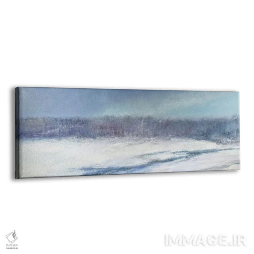 تابلو دکوراتیو چمنزار سگ آبی اثر ریچ گومبار - نمای پرسپکتیو محصول