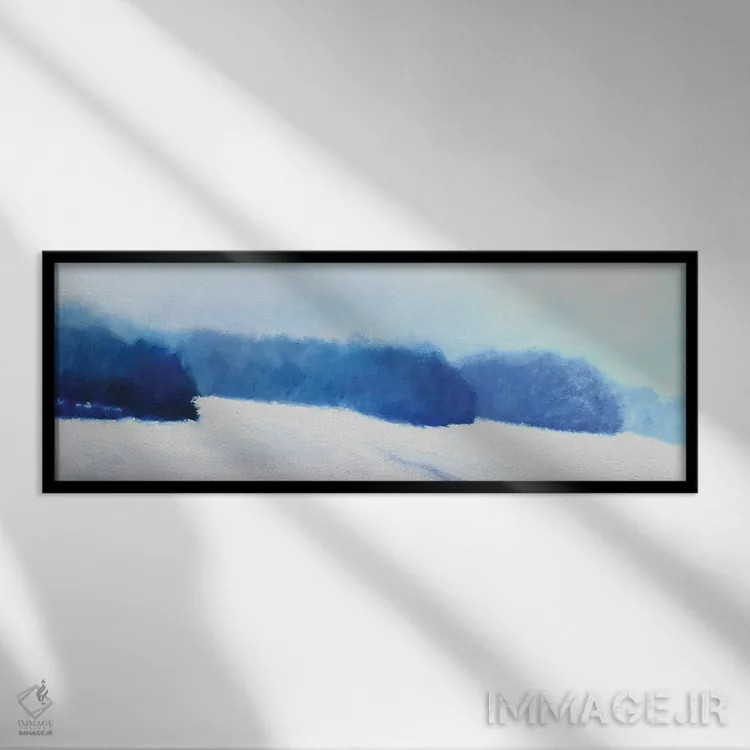 تابلو دکوراتیو روز آرام اثر ریچ گومبار - نمای قابدار مشکی